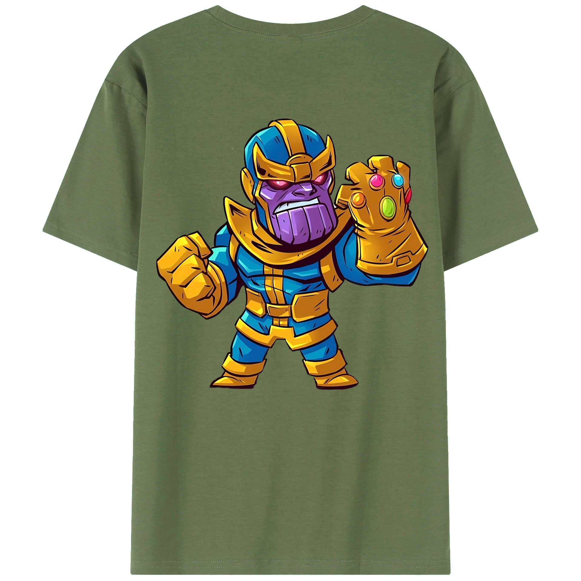 （画像用） アベンジャーズ The Avengers 綿100％ メンズ半袖Tシャツ（バックプリント） 通気性